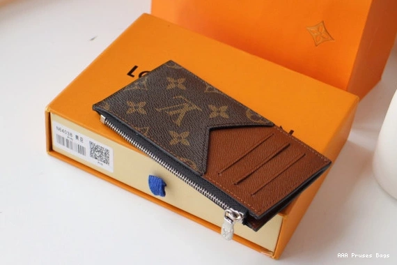AAA Pruses Bags LOUIS HOLDER COIN VUITTON CARD 0808